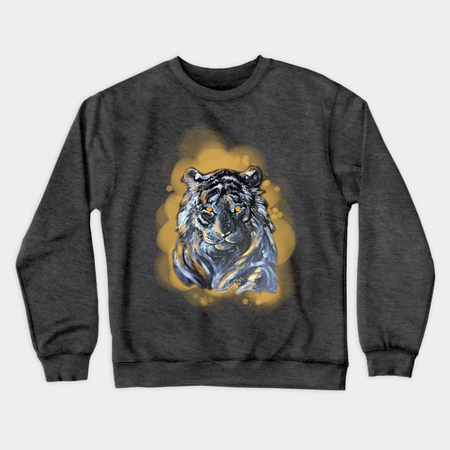 Tigress of Fire Crewneck Sweatshirt by CelticDragoness